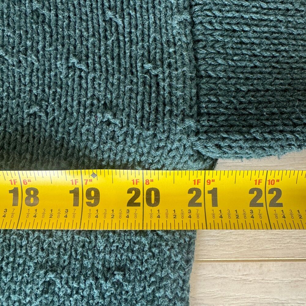 Vintage Fox Hunting Sweater Green Equestrian Horse Riding Knit Women’s Cozy Gift - Picture 11 of 13